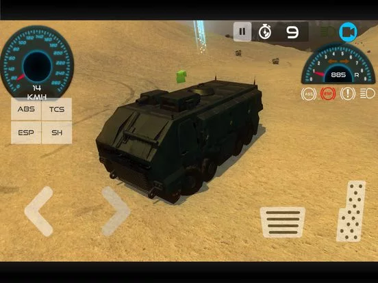 Изображение игры: Army Vehicle Military Base Driving Simulation