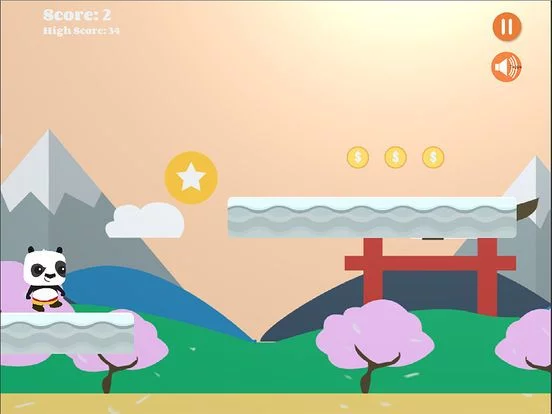 Изображение игры: Running Panda