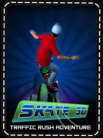 Изображение игры: Skate 3D Traffic Rush Adventure