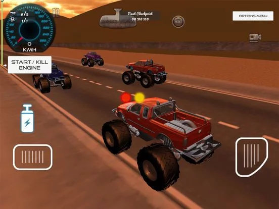 Изображение игры: 3d Monster Truck Race 2017