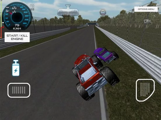 Изображение игры: 3d Monster Truck Race 2017