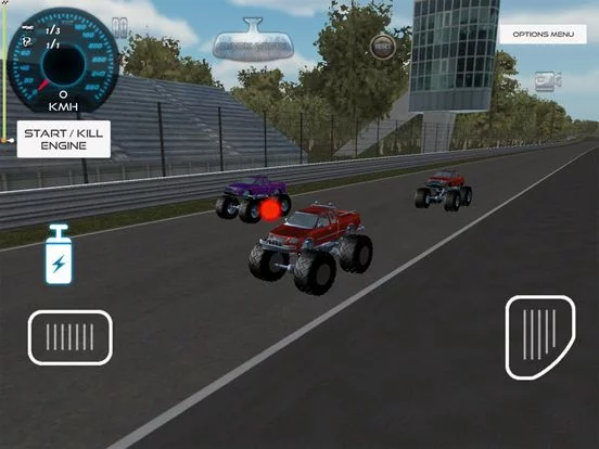Изображение игры: 3d Monster Truck Race 2017