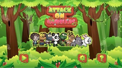 Изображение игры: Angry animals attack gorillas