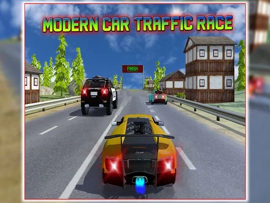 Изображение игры: Modern Car Traffic Race Pro