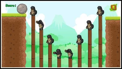 Изображение игры: Angry animals attack gorillas