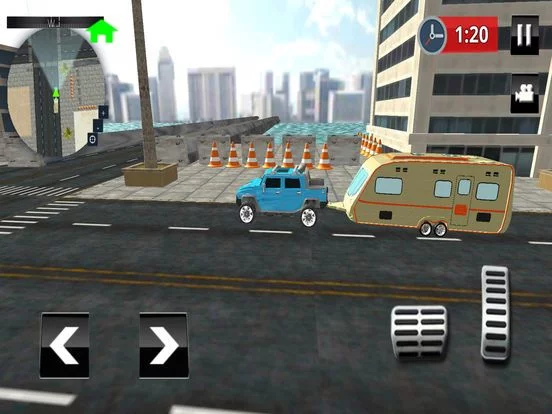 Изображение игры: Camper Van Truck Parking: RV Car Trailer Simulator