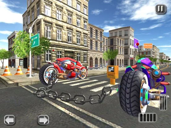 Изображение игры: Chained Bikes 3D: Tron Rider