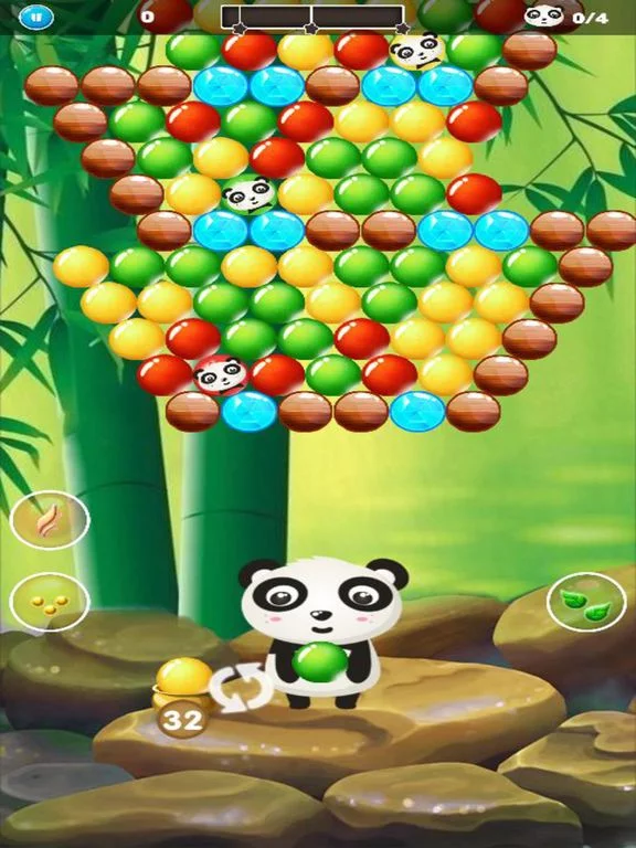 Изображение игры: Panda Bubble Shooter Battle