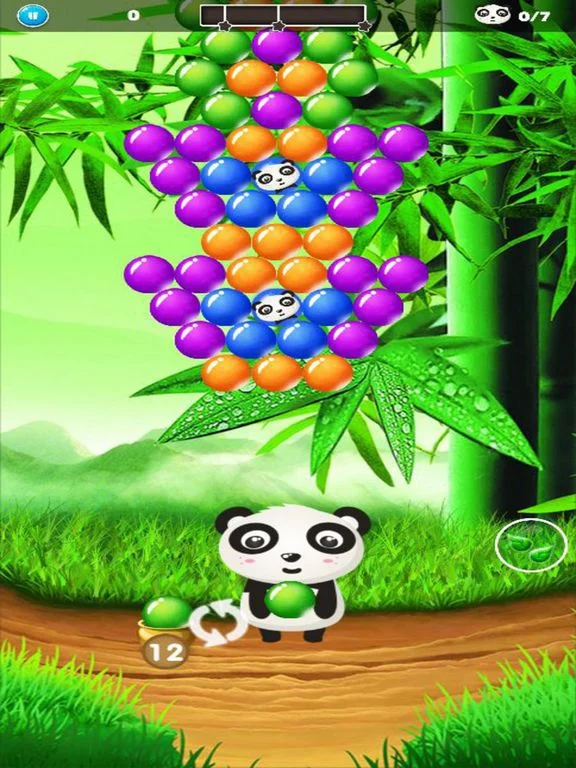 Изображение игры: Panda Bubble Shooter Battle