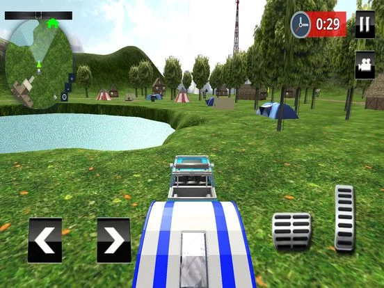 Изображение игры: Camper Van Truck Parking: RV Car Trailer Simulator
