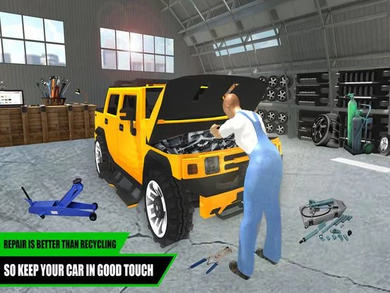 Изображение игры: Hummer Car Mechanic 3D