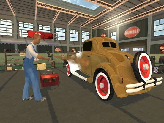 Изображение игры: Classic Car Mechanic Garage – Fix My Car