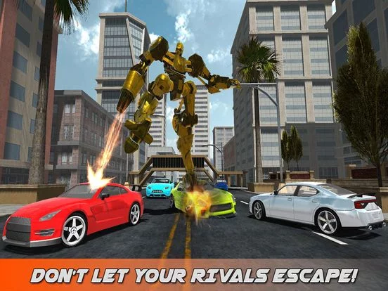 Изображение игры: Hummer Car Robot Fight – Iron Wreck
