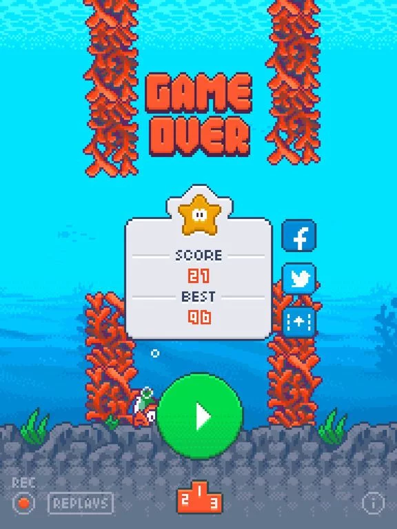 Изображение игры: Clumsy Fish