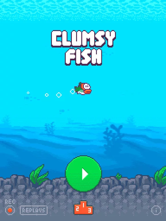 Изображение игры: Clumsy Fish