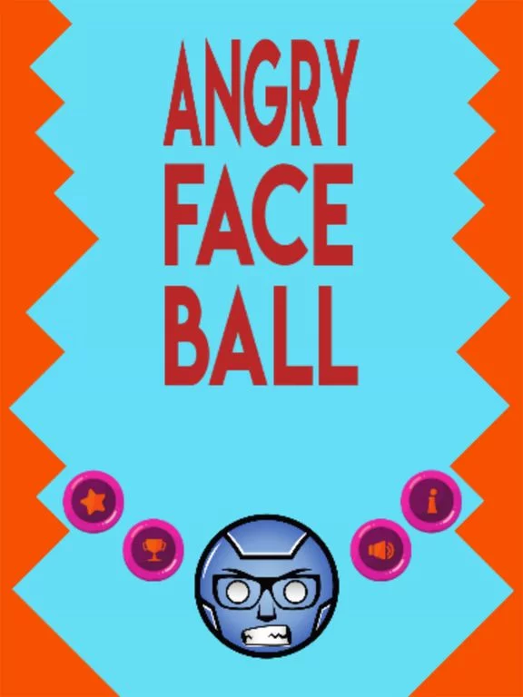 Изображение игры: Angry Face Ball