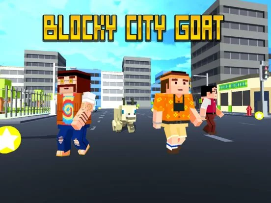 Изображение игры: Blocky City Goat Full