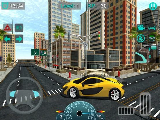 Изображение игры: Driving School 2017 - Car Parking Spot Simulator