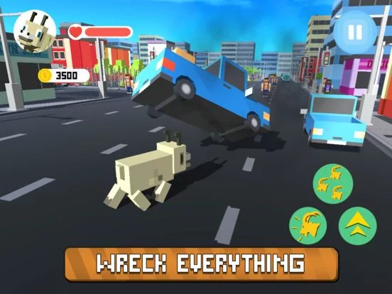 Изображение игры: Blocky City Goat Full