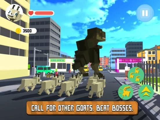 Изображение игры: Blocky City Goat Full