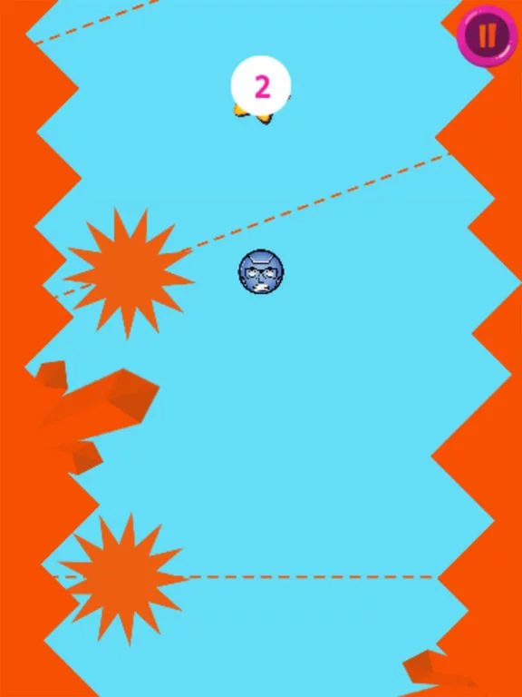 Изображение игры: Angry Face Ball