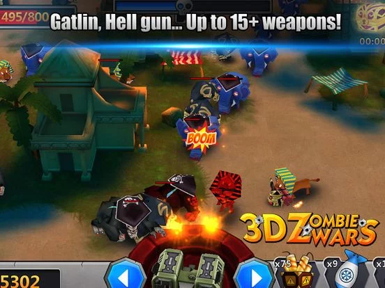 Изображение игры: 3D Zombie War