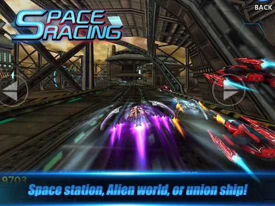 Изображение игры: Space Racing 3D: Skyfall