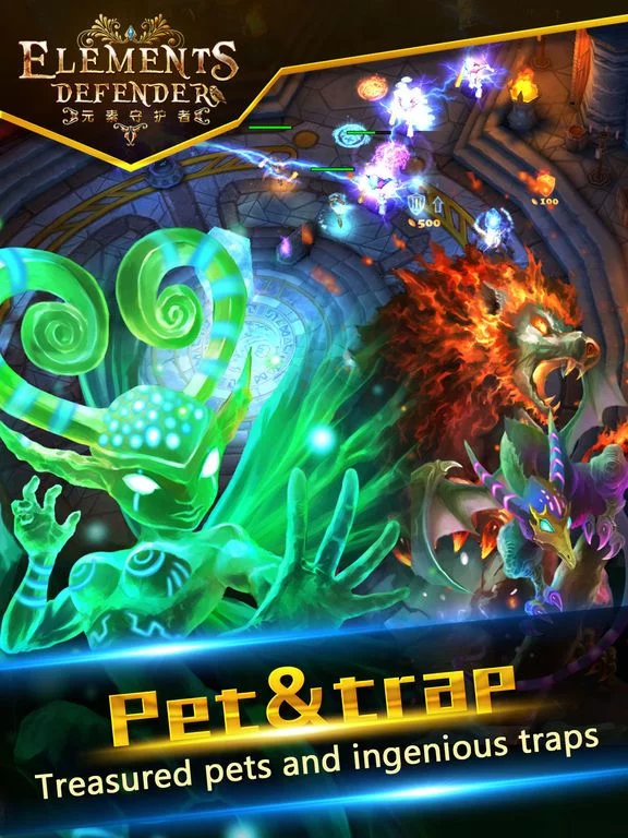 Изображение игры: Elements Defender 3D: Epic Tower Defense
