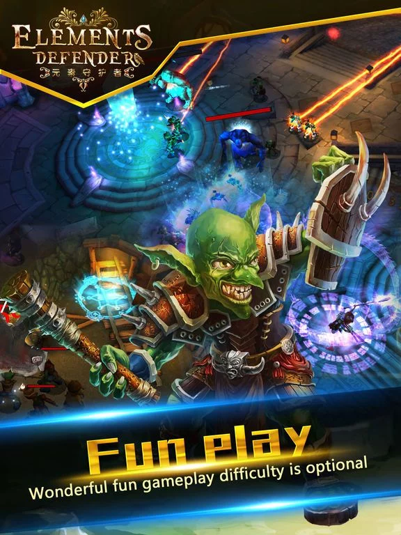 Изображение игры: Elements Defender 3D: Epic Tower Defense