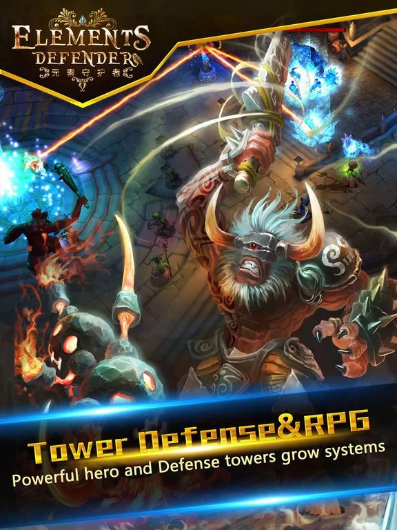 Изображение игры: Elements Defender 3D: Epic Tower Defense