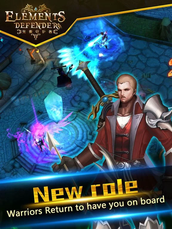 Изображение игры: Elements Defender 3D: Epic Tower Defense