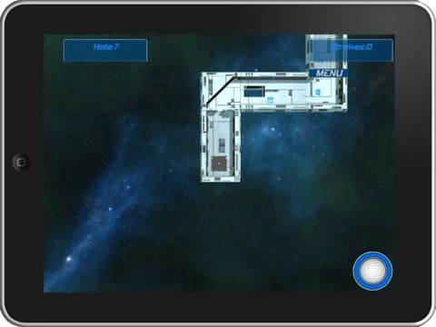 Изображение игры: Space Golf Lite