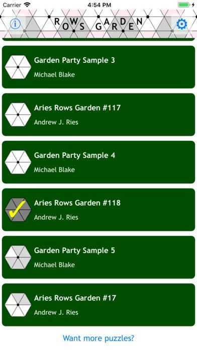 Изображение игры: Rows Garden