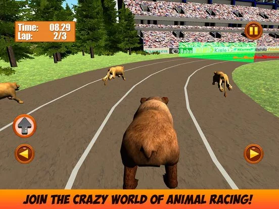 Изображение игры: Wild Animal Racing Challenge 3D Full