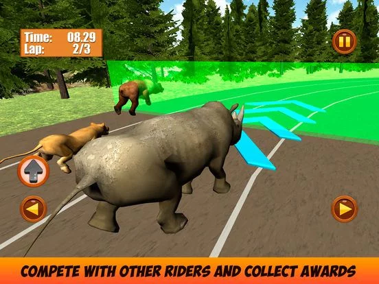 Изображение игры: Wild Animal Racing Challenge 3D Full