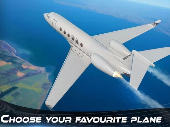 Изображение игры: Airplane Flight Simulation 3D - Jumbo Jet Driving