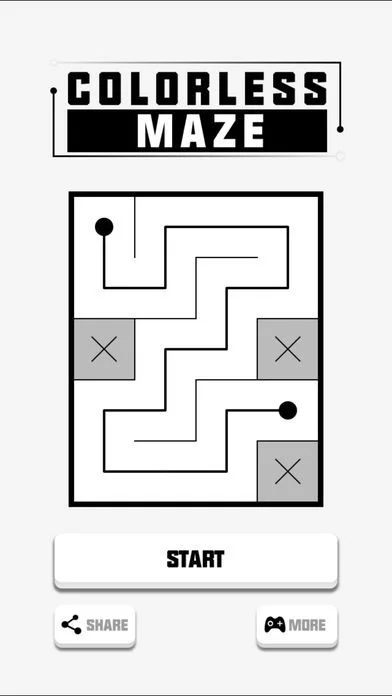 Изображение игры: The Colorless Maze