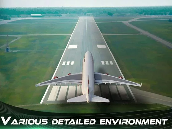 Изображение игры: Airplane Flight Simulation 3D - Jumbo Jet Driving