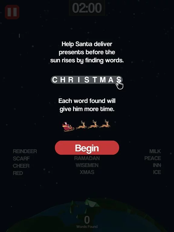Изображение игры: Santa's Word Search