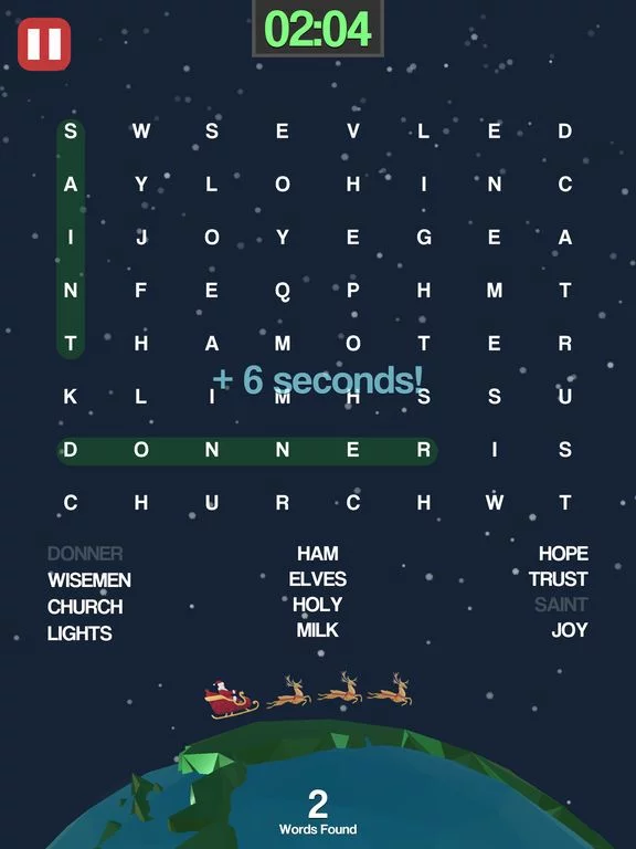 Изображение игры: Santa's Word Search