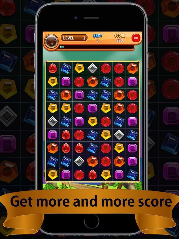 Изображение игры: Diamond Match - 3 Free Fun Addictive Game