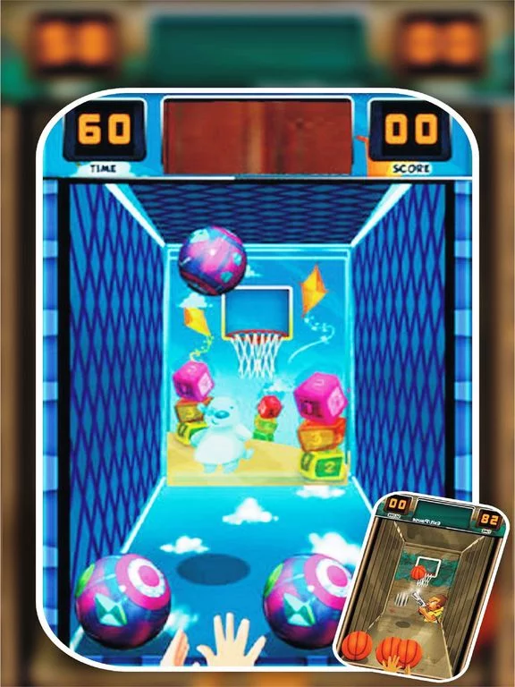 Изображение игры: Basketball Slam Dunk - Through The Hoop