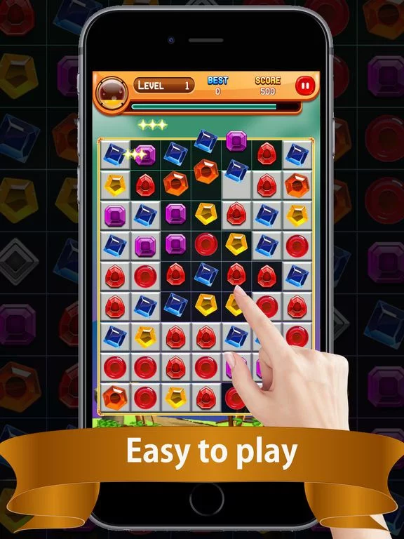 Изображение игры: Diamond Match - 3 Free Fun Addictive Game