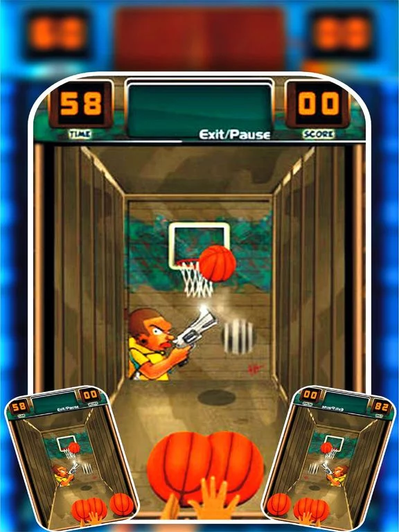 Изображение игры: Basketball Slam Dunk - Through The Hoop