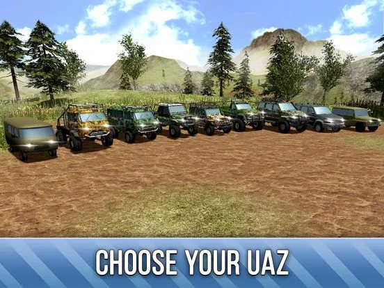 Изображение игры: Russian SUV 4x4 Offroad Rally - Try UAZ SUV