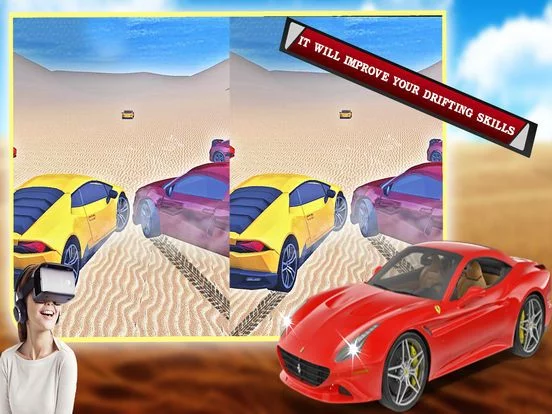 Изображение игры: VR Real Car Drifting: Dubai Desert Race Pro