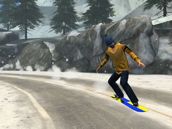 Изображение игры: 3D Snowboard Racing PRO - Full eXtreme Snowboarding Hero Version