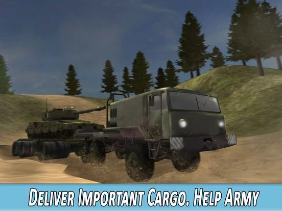 Изображение игры: Army Truck Driver Simulator 3D