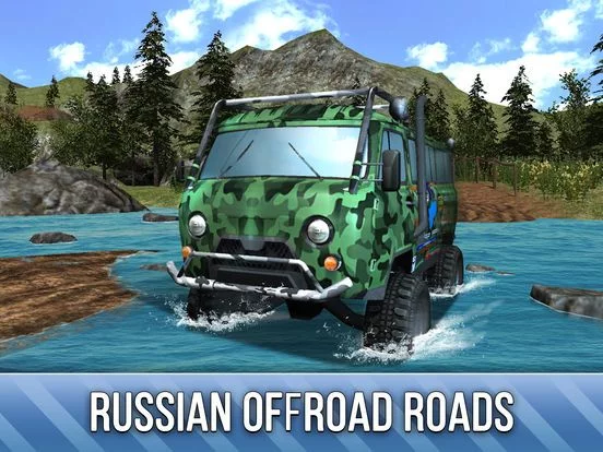 Изображение игры: Russian SUV 4x4 Offroad Rally - Try UAZ SUV