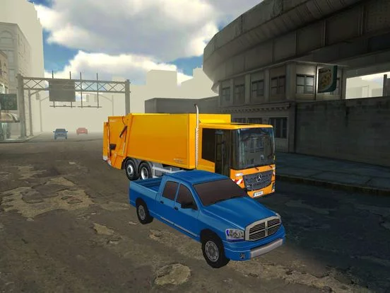 Изображение игры: 3D Garbage Truck Racing - eXtreme Truck Racer Game Free